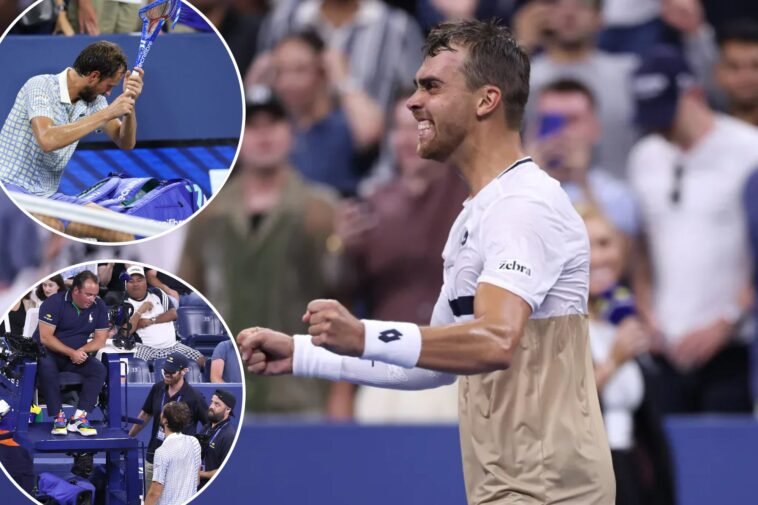 benjamin-bonzi-stuns-daniil-medvedev-in-five-set-us-open-thriller-after-bizarre-cameraman-interruption
