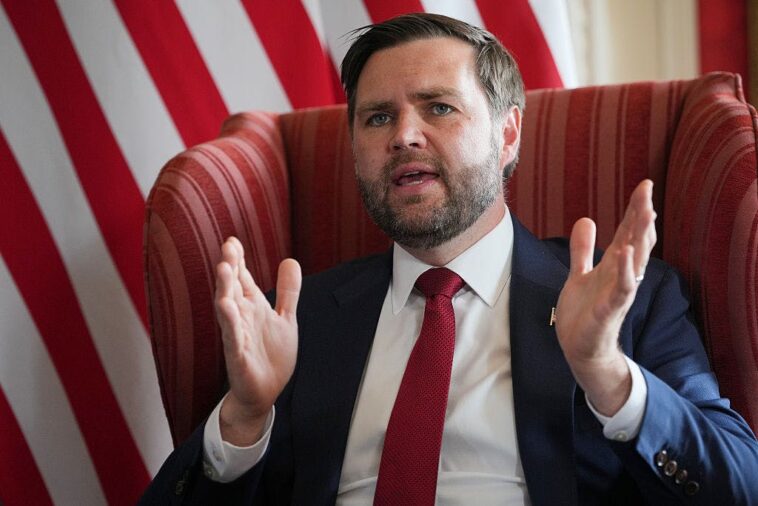 spin-cycle:-jd-vance-goes-around-the-world-in-20-minutes-with-‘meet-the-press’