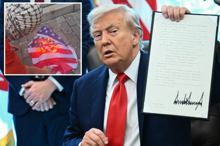 trump-signs-executive-order-banning-flag-burning-—warns-those-who-desecrate-flag-will-get-a-year-in-jail