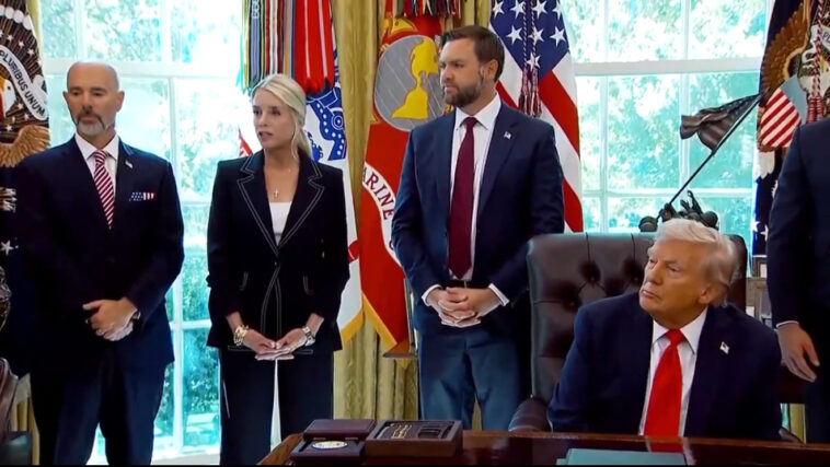 watch:-president-trump-and-ag-bondi-respond-to-tgp’s-question-on-abrego-garcia’s-surrender-and-why-democrats-are-so-attached-to-the-wife-beating-terrorist-–-trump-unloads,-says-“these-people-are-deranged!”