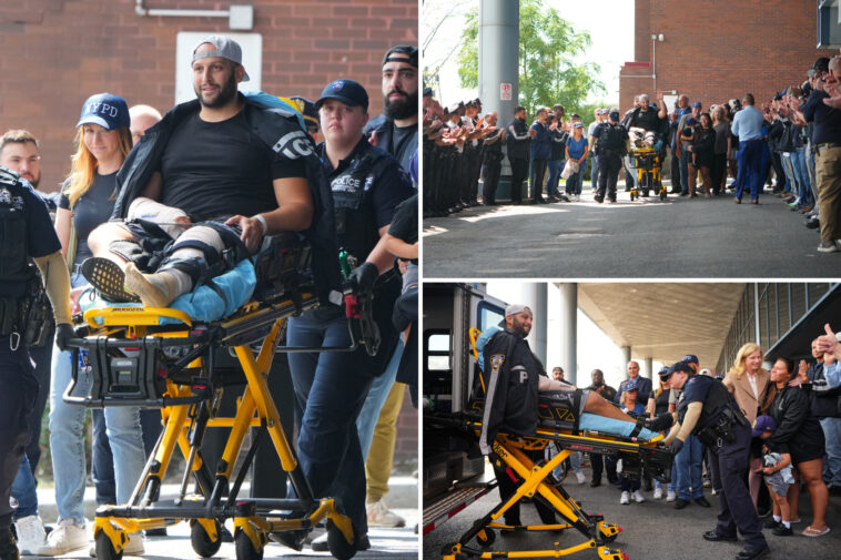 nypd-detective-corey-fisher-leaves-hospital-three-days-after-being-injured-in-a-case-of-friendly-fire-in-queens