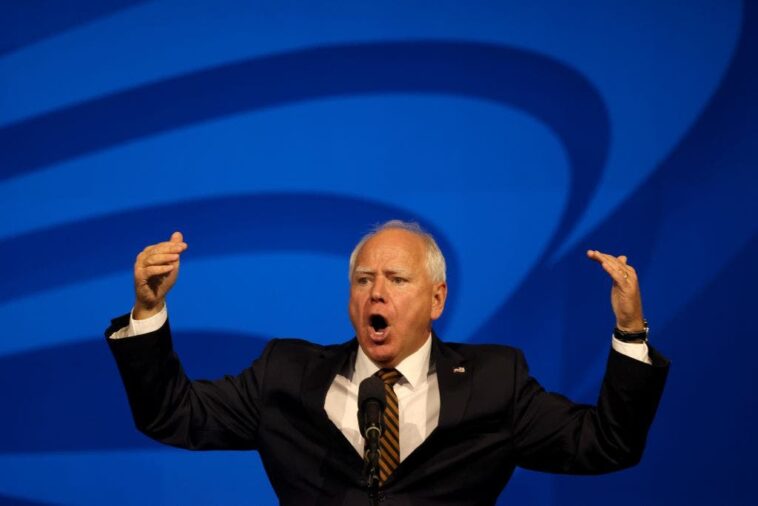 tim-walz-rips-media-for-negative-reporting-on-dem-party-amid-‘fascist’-takeover