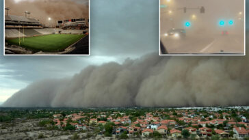towering-dust-storm-rolling-through-phoenix-leaves-thousands-powerless,-causes-travel-chaos