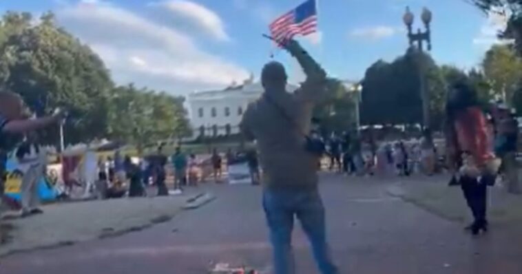 flag-burner-arrested-outside-white-house-hours-after-trump-signs-executive-order