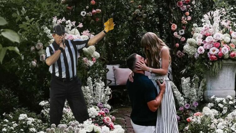 taylor-swift-engagement-overturned-as-referee-determines-travis-kelce’s-knee-didn’t-touch-the-ground