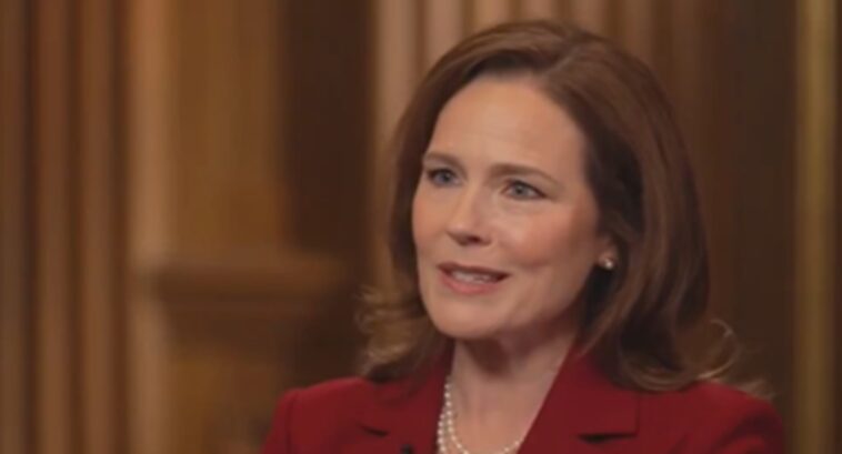 watch:-justice-amy-coney-barrett-weighs-in-on-chatter-about-trump-running-for-third-term