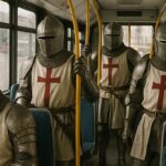 safety-conscious-passengers-now-donning-full-suits-of-crusader-armor-to-ride-public-transit