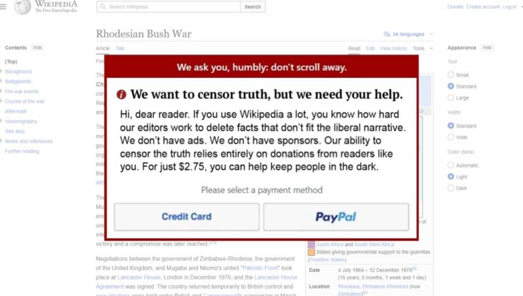 annual-wikipedia-fundraiser-says-for-just-$2.75-you-can-help-them-censor-truth
