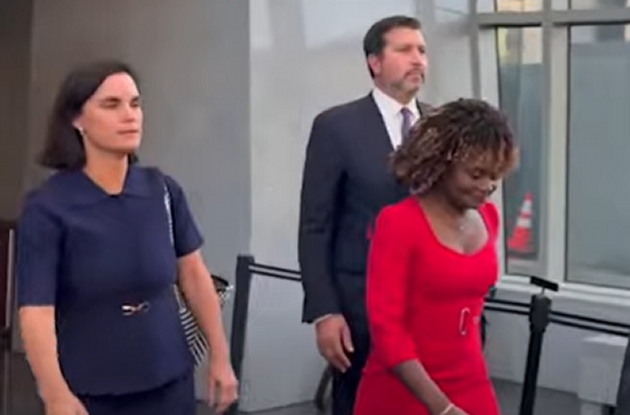 karine-jean-pierre-couldn’t-get-away-fast-enough-when-questioned-by-reporters-after-testifying-before-congress-about-biden-(video)
