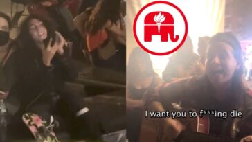 deranged-leftist-protesters-sing-song-written-on-assassin’s-bullet-casings-a-nyu-charlie-kirk-vigil,-shout-‘i-want-you-to-f-cking-die’-at-college-republican-club-prez-(video)