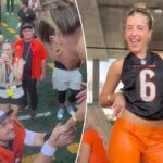 jake-browning-has-special-moment-with-fiancee-after-bengals-heroics:-‘first-time’