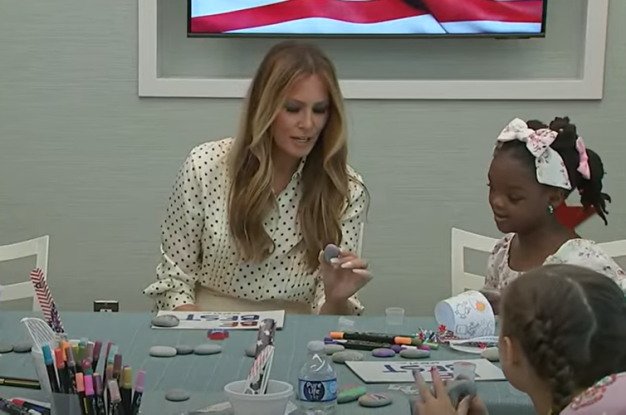 watch:-melania-trump-and-princess-kate-team-up-to-delight-young-children