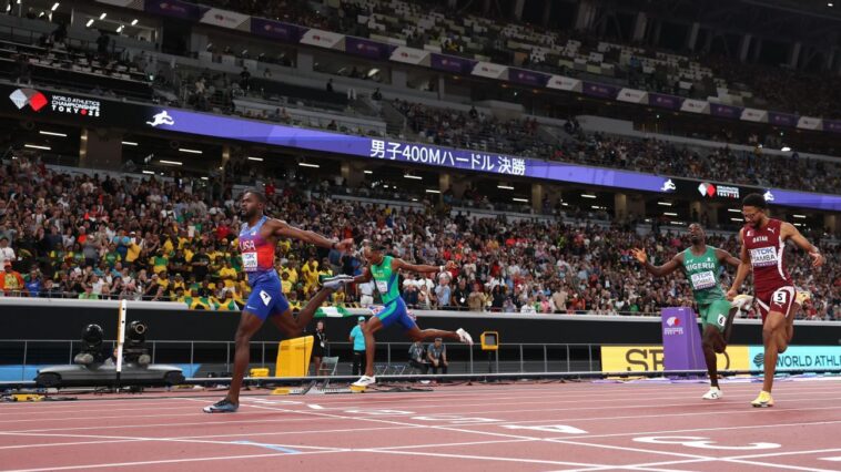 us.-hurdler-wins-worlds-gold-as-dq-overturned