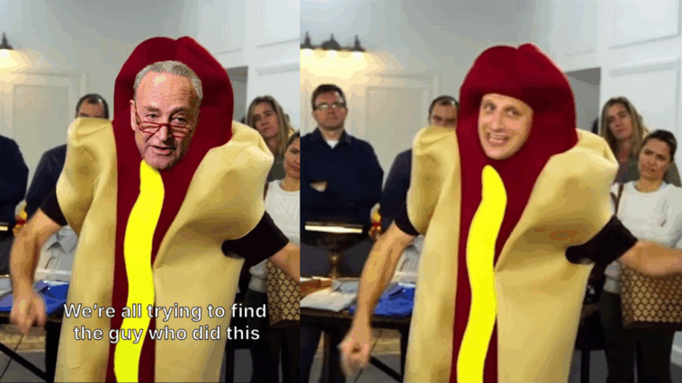 lol!-white-house-trolls-schumer-with-guilty-hotdog-meme-after-he-blames-republicans-for-government-shutdown-despite-being-responsible