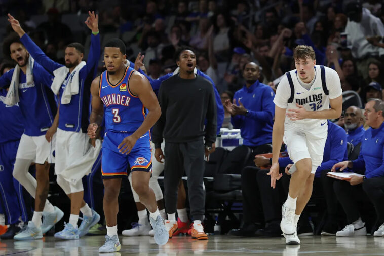 cooper-flagg-drops-10-points-as-mavericks-hang-on-to-beat-thunder-in-his-preseason-debut