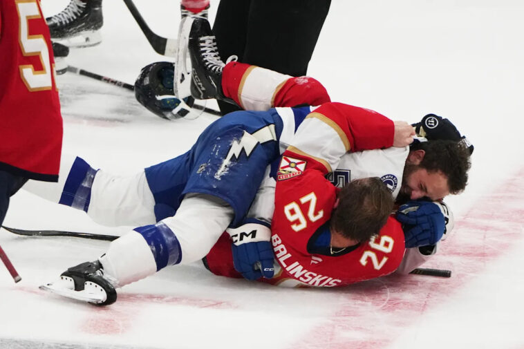 tampa-bay-lightning-hit-hard-with-fines,-suspensions-after-preseason-brawl-with-florida-panthers