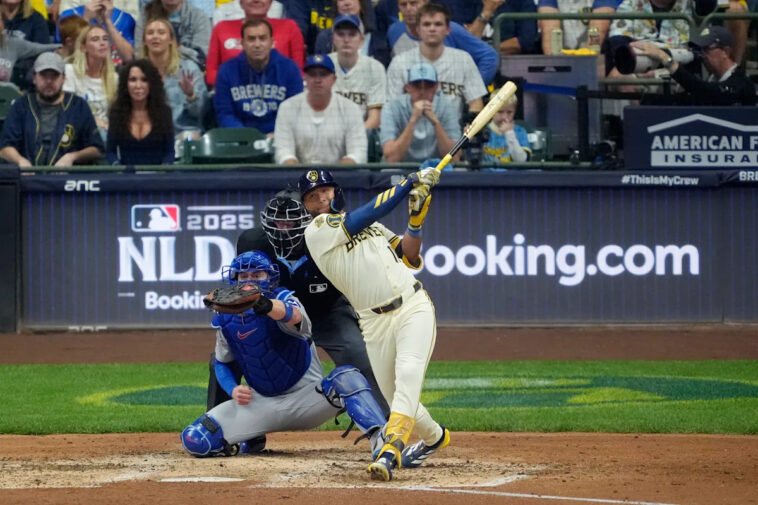 mlb-playoffs-2025:-brewers-use-home-run-barrage-to-roll-over-cubs,-take-2-0-nlds-lead