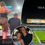 trevor-lawrence’s-wife-climbs-on-table-to-see-wild-final-seconds-of-jaguars-win