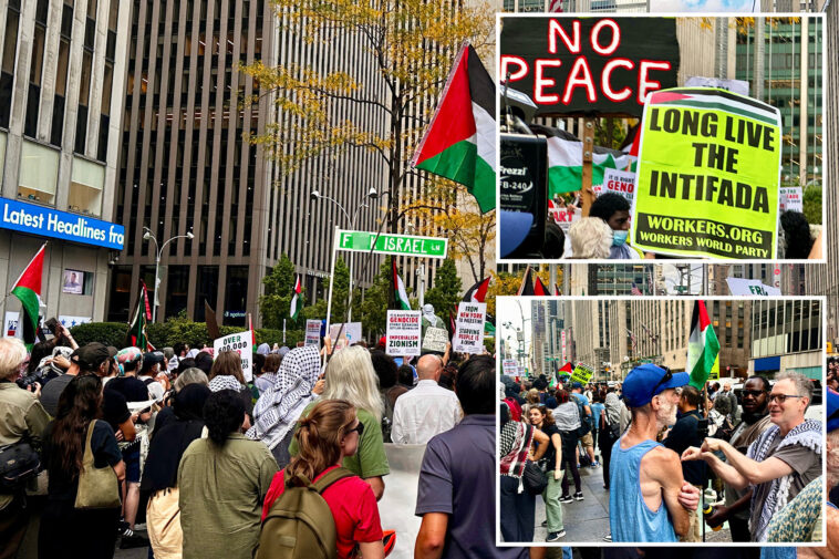 anti-israel-protesters-chant-antisemitic-slogan-‘from-the-river-to-the-sea’-in-nyc-on-two-year-anniversary-of-hamas’-oct.-7-attack