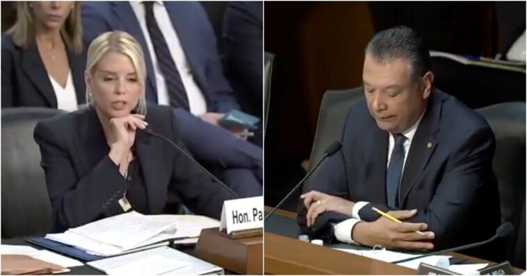 pam-bondi-schools-hypocrite-dem-sen.-alex-padilla:-‘you-want-‘order’-here-yet-you-stormed-secretary-of-homeland-security-kristi-noem!-you-sure-didn’t-have-order-that-day!’