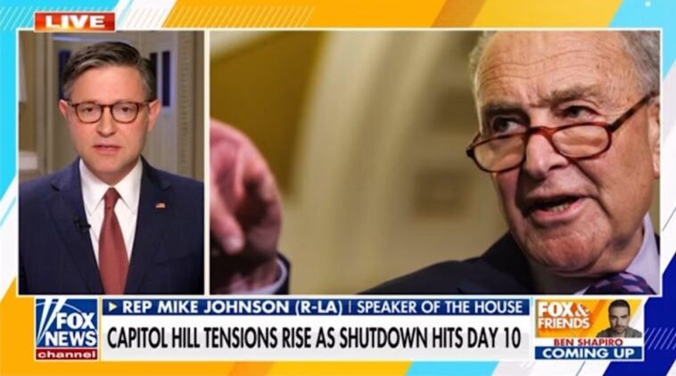 speaker-mike-johnson-reveals-democrats-plan-to-keep-government-closed-until-after-“no-kings”-protest-in-dc-–-“i-have-had-it-with-these-people…-they-can’t-face-their-rabid-base”-(video)