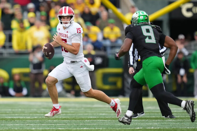 fernando-mendoza,-no-7-indiana-knocks-off-no.-3-oregon-on-the-road-in-latest-big-ten-statement-win