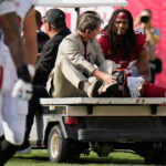 all-pro-49ers-lb-fred-warner-leaves-field-on-cart-with-air-cast-after-gruesome-lower-leg-injury