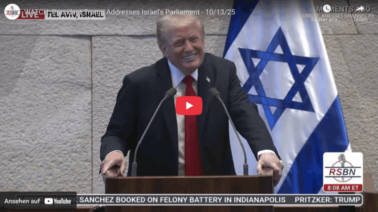 full-speech:-president-donald-trump-brings-down-the-house-with-historic-speech-in-knesset-bringing-peace-to-mideast:-“we-have-done-the-impossible”
