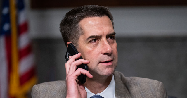 exclusive-—-sen.-tom-cotton-shoots-back-at-anti-columbus-day-posts-from-democrats:-‘feel-free-to-leave’