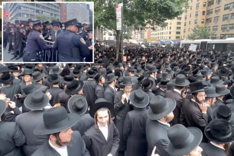 thousands-of-orthodox-jews-protest-around-israeli-consulate-in-nyc-to-call-for-change-in-country’s-military-draft-rules