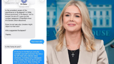 karoline-leavitt-slams-lefty-reporter’s-‘bulls–t’-questions-in-fiery-text-response 