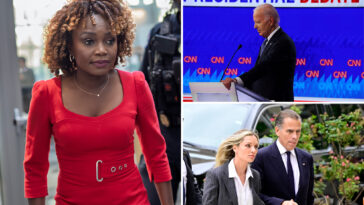 ex-white-house-press-secretary-karine-jean-pierre-blames-hunter-biden-gun-trial-for-dad-joe’s-‘halting’-debate