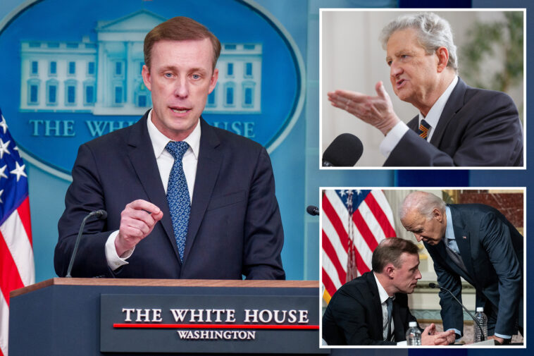 sen.-john-kennedy-blasts-biden-admin-foreign-policy-on-‘pod-force-one’:-‘quote-socrates-instead-of-showing-force’