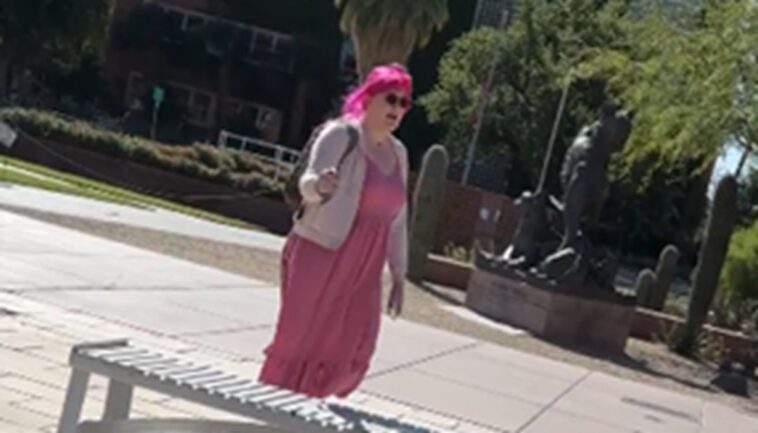 shocking-video:-pink-haired-university-of-arizona-student-hurls-death-threat-at-tpusa-reps-—-‘watch-your-neck!’