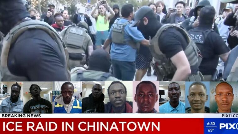 ice-raids-nyc’s-canal-street-as-rioters-try-to-stop-arrests-of-illegal-immigrant-criminals