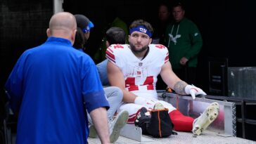 giants’-cam-skattebo-has-‘long-road-ahead-of-him’-after-suffering-gruesome-ankle-injury-vs-eagles,-coach-says