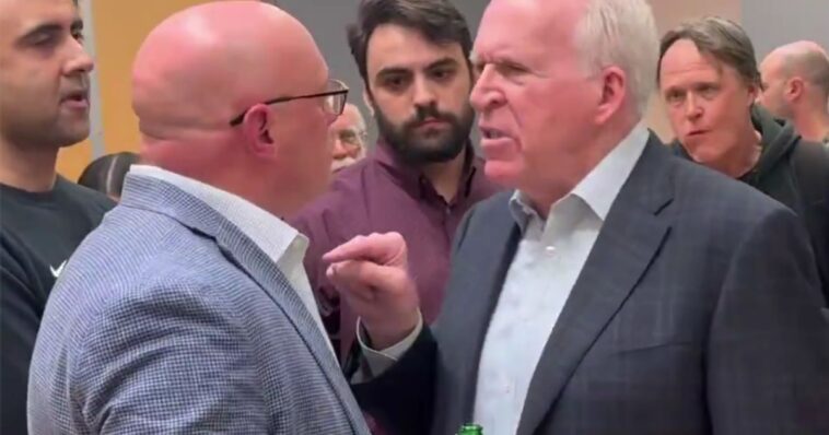 watch:-panicking-brennan-spins-out,-makes-physical-contact-repeatedly-with-conservative-asking-about-laptop-cover-up