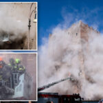 medieval-tower-partially-collapses-in-rome,-leaving-critically-injured-worker-trapped-in-rubble