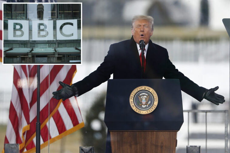 bbc-‘materially-misled-viewers’-by-deceptively-editing-trump-jan.-6-speech-for-documentary:-whistleblower