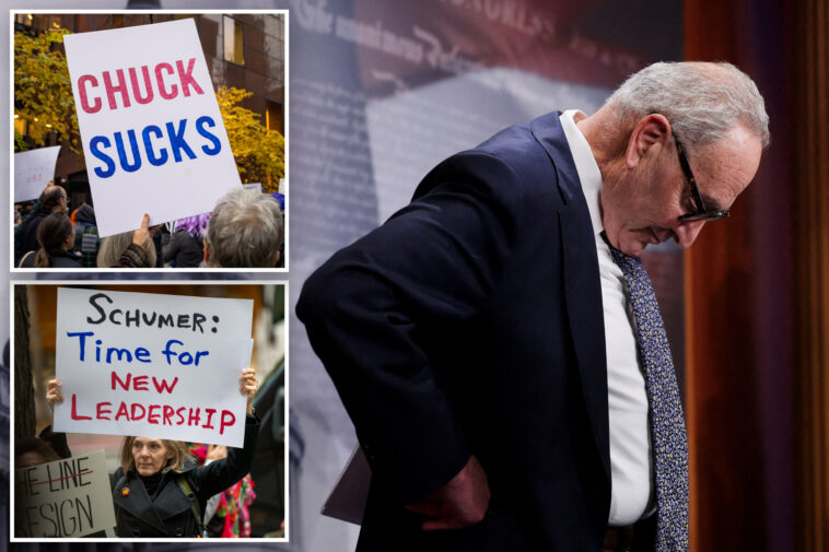 chuck-schumer-is-the-most-unpopular-he’s-ever-been-—-as-senator-is-urged-to-step-down,-bruising-new-poll-shows