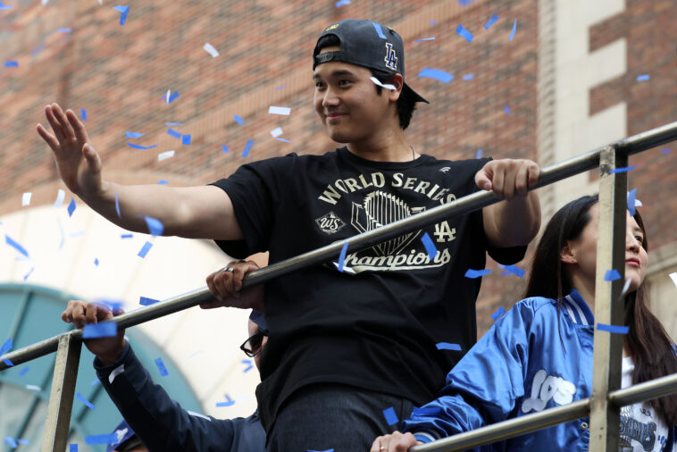 shohei-ohtani-‘already-thinking-about’-world-series-three-peat-at-dodgers-parade