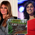 veterans-exposed-to-toxic-chemicals-at-camp-lejeune-urge-trump-to-deliver-‘long-overdue-justice,’-as-melania-and-usha-visit-military-base 