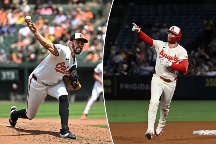 angels-acquire-pitcher-grayson-rodriguez-for-outfielder-taylor-ward-in-trade-with-orioles