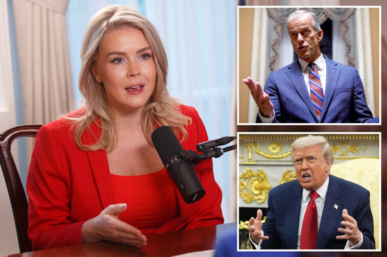 karoline-leavitt-tells-gop-to-‘get-off-their-butts’-and-abolish-the-filibuster-in-‘pod-force-one’-interview