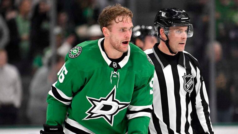 islanders-coach-confronts-stars-player-with-verbal-attack-after-ejection-for-controversial-boarding-hit