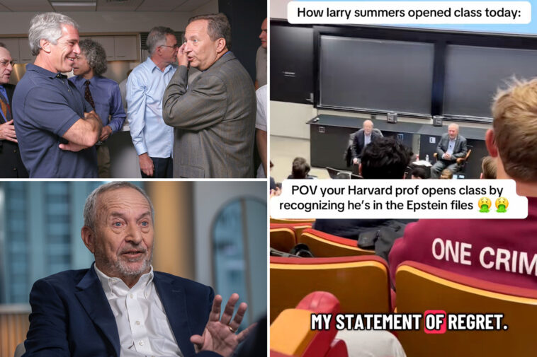 ex-harvard-prez-larry-summers-tells-students-he-will-keep-teaching-despite-stepping-away-from-public-activities-in-wake-of-epstein-emails:-video