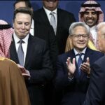 elon-musk-back-in-the-fold?-trump-greets-elon-at-white-house-dinner,-poses-for-photo,-and-gives-shoutout-during-hilarious-kamala-harris-roast-at-saudi-investment-summit-–-musk-thanks-trump-for-“all-he-has-done-for-america-and-the-world”-(video)