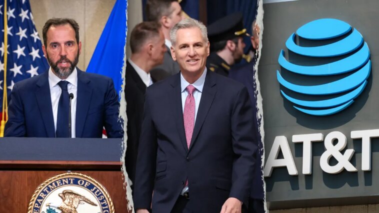 at&t-gave-jack-smith-then-house-speaker-mccarthy’s-personal-cellphone-records-amid-j6-investigation