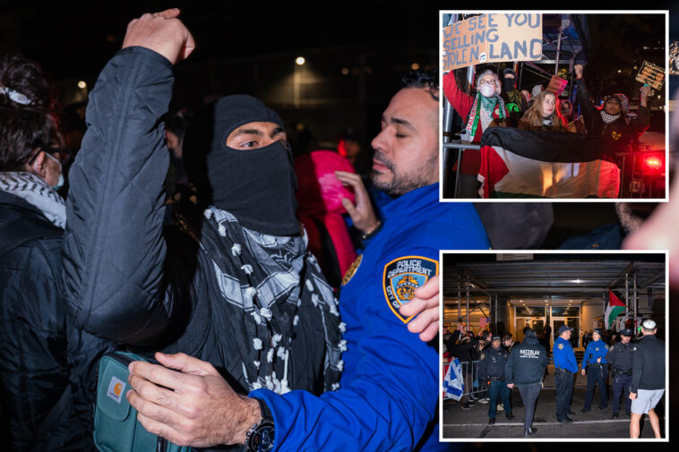 antisemitic-mob-descends-on-historic-nyc-synagogue-—-urging-the-‘resistance’-to-‘take-another-settler-out’