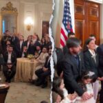 trump-meets-freed-israeli-hostages,-calls-them-‘heroes’-in-white-house-ceremony